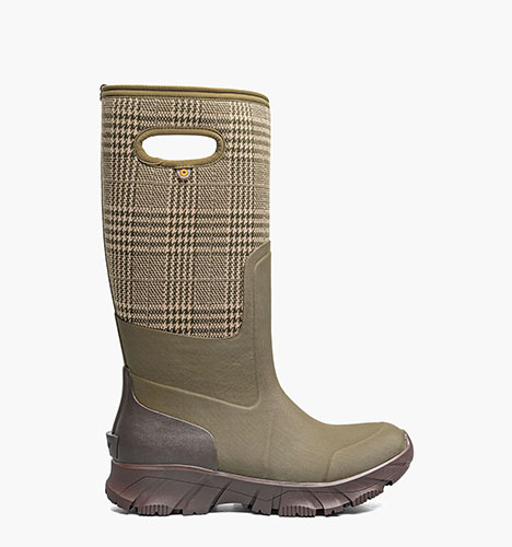 Whiteout II Plaid Women's Winter Boots in olive multi for $185.00