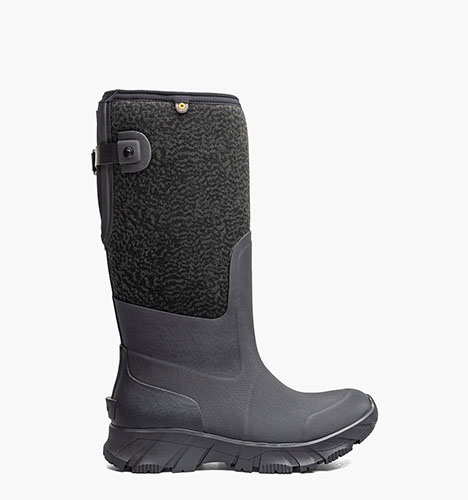 Whiteout II Adjustable Calf Plume Women's Winter Boots in Black for $190.00