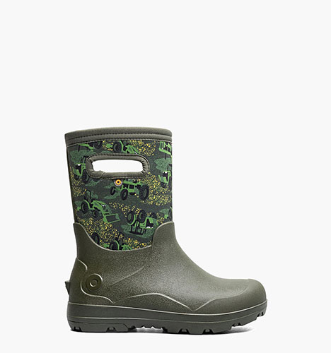 York Seamless - Tractor Time Kids' Winter Boots in Dark Green Multi for $100.00